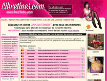 Tablet Screenshot of libretines.com